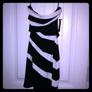 Black and White Cocktail Dress